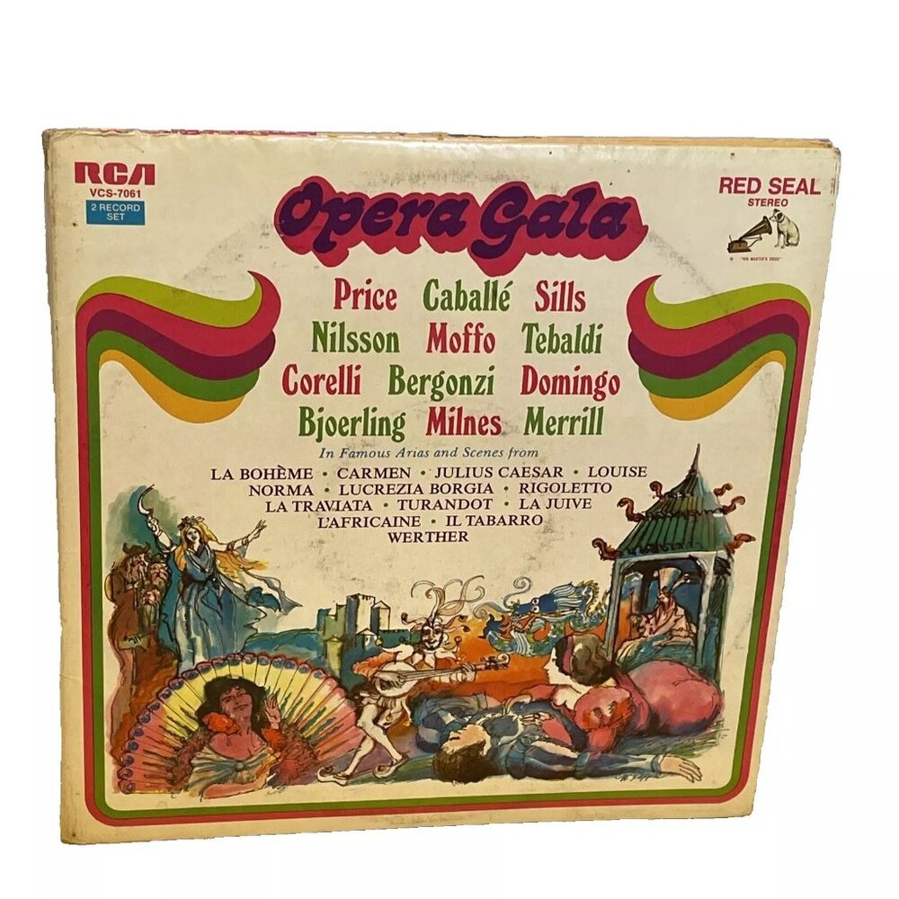 Various Opera Gala (Vinyl, 1970, 2x LP) RCA Red Seal VCS-7061 VG+ LP Record